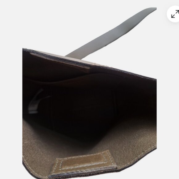 MADEWELL THE ESEENTIAL MINI LEATHER BAG CROSSBODY BUCKET OLIVE BROWN BAG - Picture 6 of 6